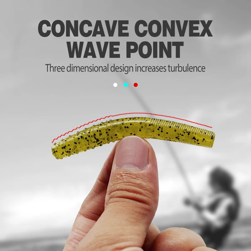 Banshee 7cm 4,2g gusanos que se hunden señuelo de pesca de lubina cebo Artificial de plástico suave Ned Wacky Rig Tpe Leurre Souple Wobbler sin peso - imagen 2