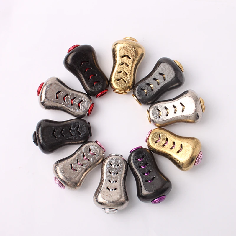 Ruke, 1 pieza, perilla de mango de carrete de pesca, traje de aleación de titanio Da/Shi longitud 43,5mm 8,3g, incluye 2 uds. De rodamientos, 4 Uds. De arandelas, accesorios DIY - imagen 2