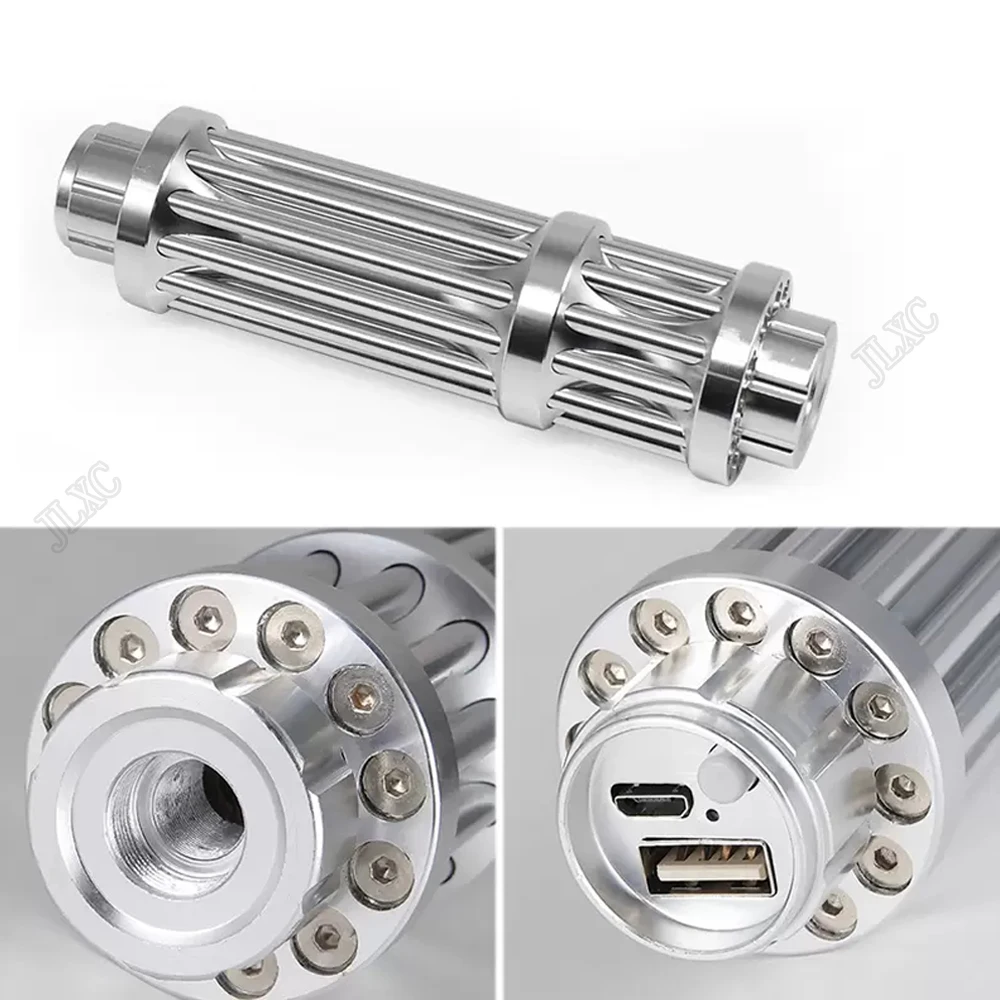 Mini puntero láser verde USB LED lindo láser violeta verde para gatos juguete interactivo luminoso animación puntero pluma de luz - imagen 3