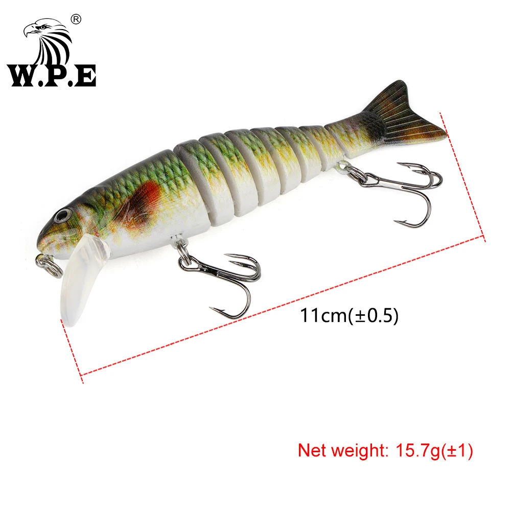 W.P.E-señuelo de Pesca de piezas, cebos de Pesca falsos, 110mm, 16g - imagen 2