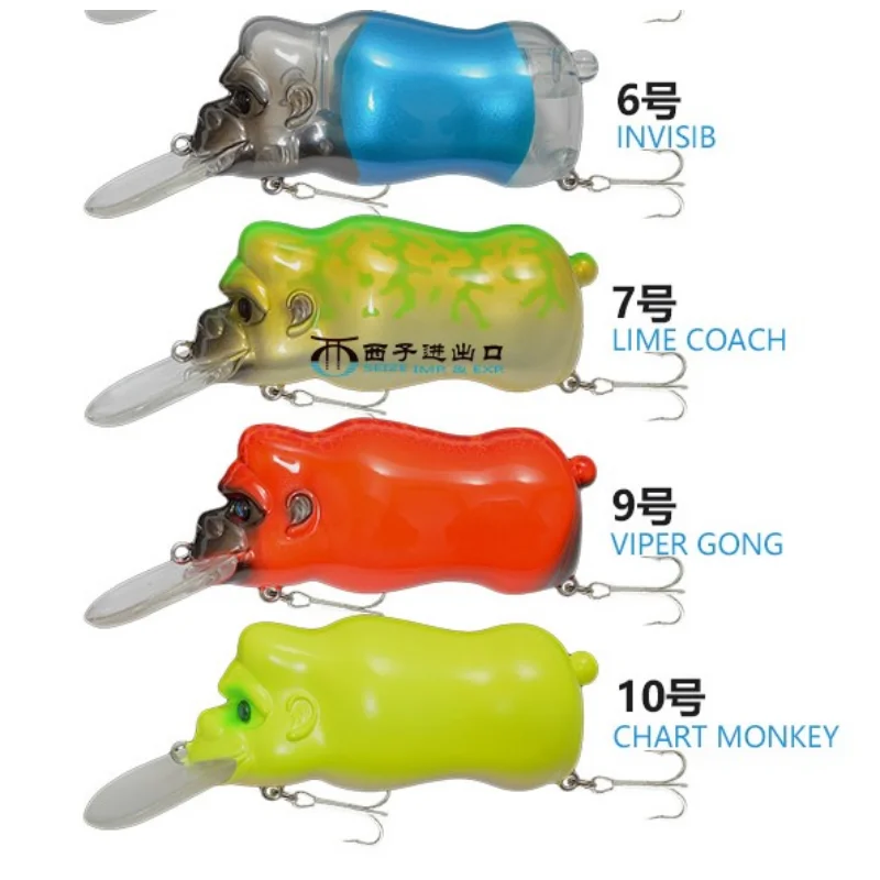 Subcebo Megabass japonés importado Water Rock Little Fat Orangutan GONG Jr Perch, cebo falso - imagen 5