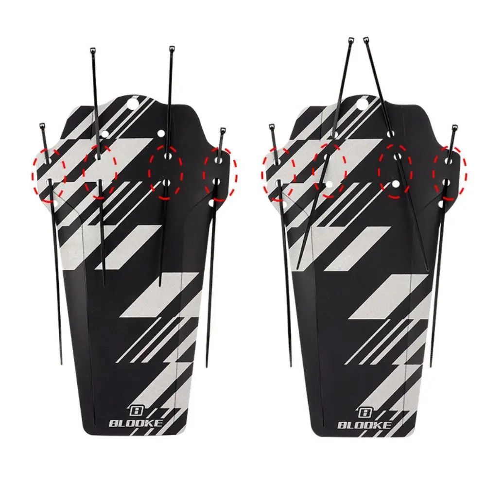 Guardabarros deportivo para bicicleta PP, guardabarros impermeable Multicolor, guardabarros delanteros y traseros para ciclismo - imagen 3