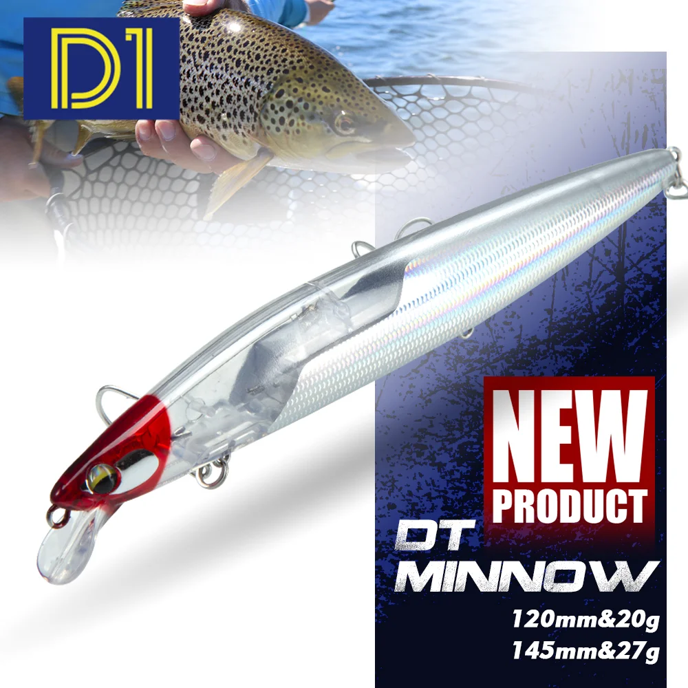D1 Minnow Flotante – Señuelo para lubina y lucio