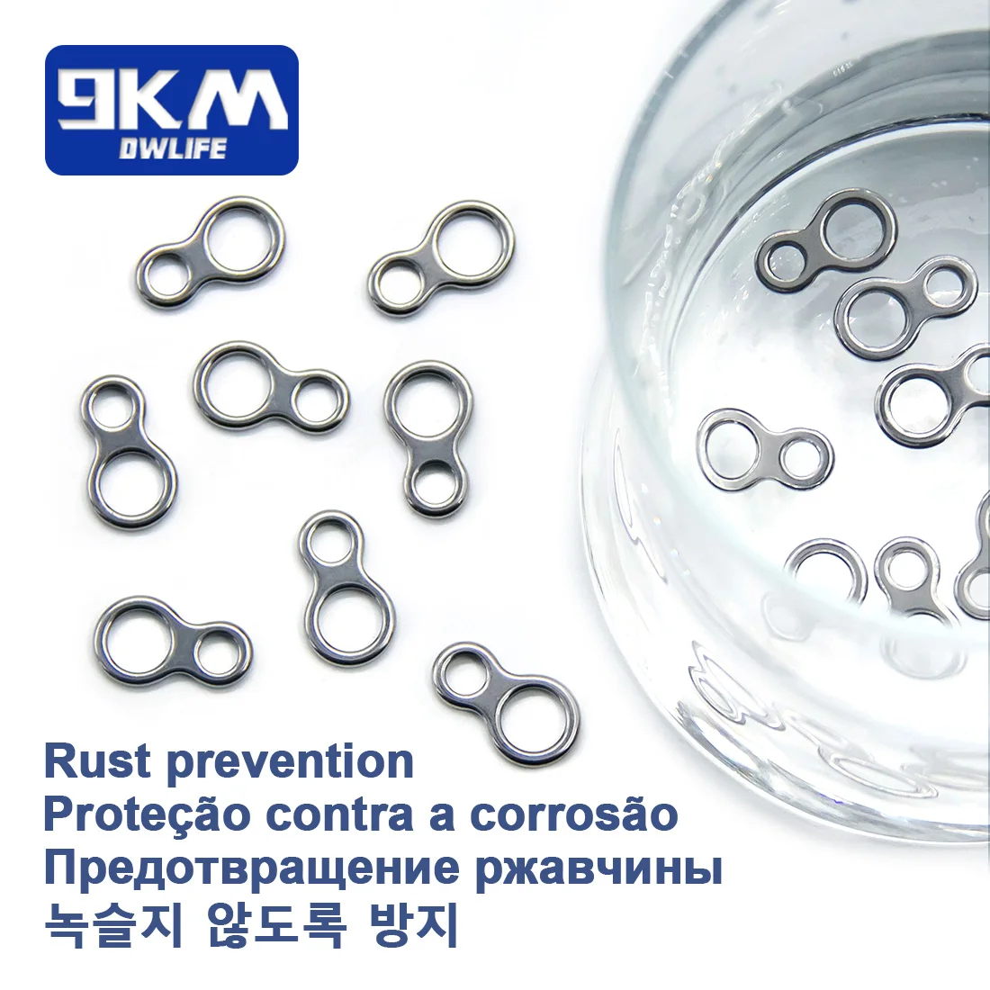 20 ~ 100 Uds. Anillo sólido de pesca de acero inoxidable, conectores de Señuelos de Pesca de Mar, anillos de Jigging giratorios, accesorios de pesca a presión, aparejos - imagen 4