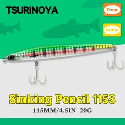 Stickbait Tsurinoya Griffin 115S – Señuelo hundido para lance largo en mar