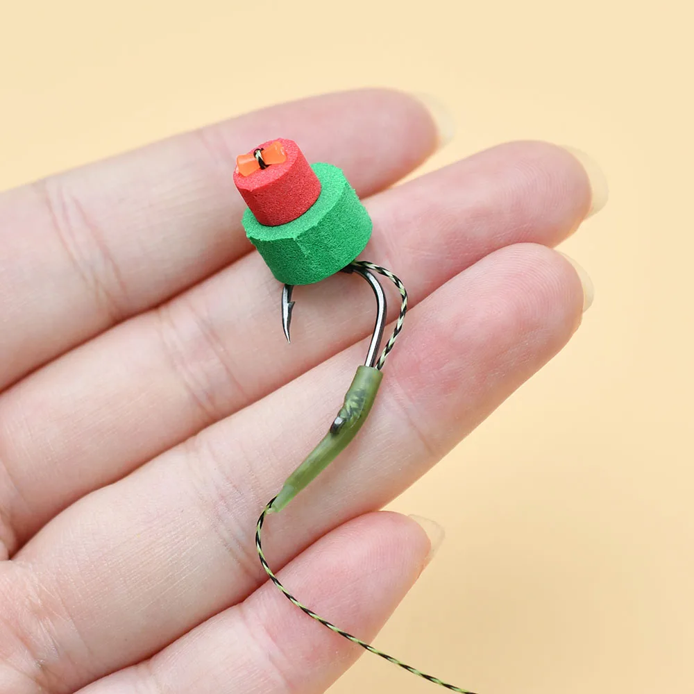 36 Uds. Cebo de pesca de carpa, accesorios de aparejo Boilie emergente, espuma EVA, método de forma de maíz falso, aparejo alimentador, señuelo para peces - imagen 5