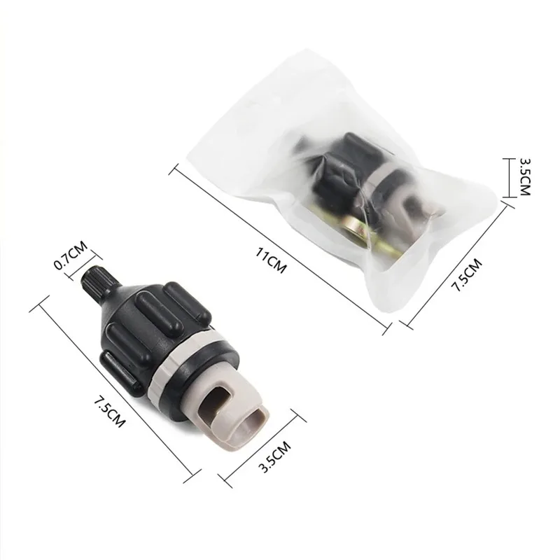 Adaptador de válvula de aire Universal para Kayak inflable, balsa, placa SUP, bomba de aire, compresor, conector de conversión para agua de navegación - imagen 2