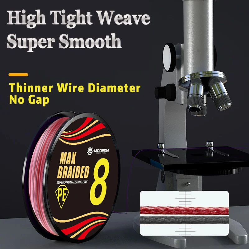 Nuevo 2024 hilo de pescar trenzado 8 hebras 300M 500M 1000M multifilamento súper potente resistente al desgaste cable de pesca para alambre de aguas saladas - imagen 2