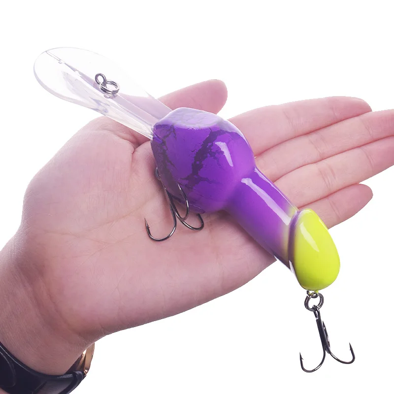 Señuelo de pesca de pececillos de buceo profundo, plástico duro, 14cm, 28g, curricán de mar, Wobblers, Crankbait, cebo Artificial para Lucio, aparejos de lubina, 1 unidad - imagen 3