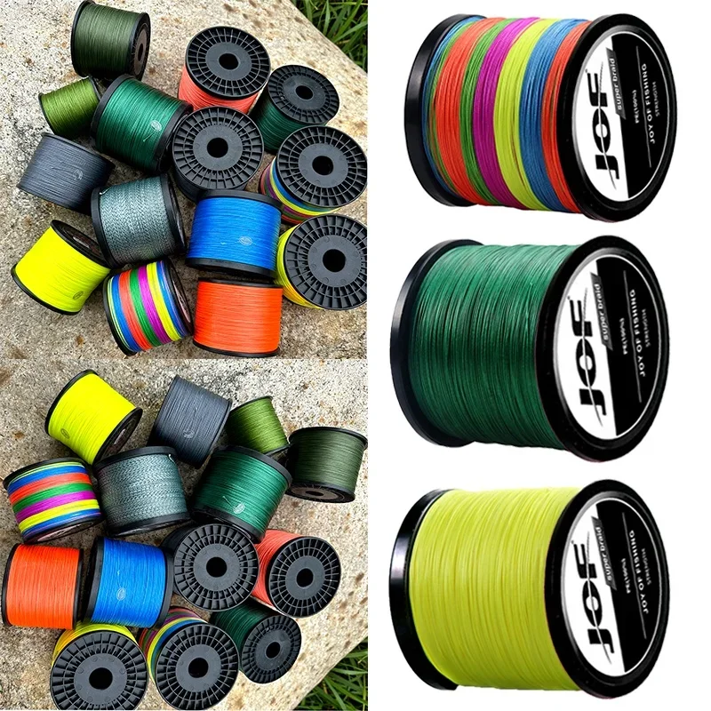 JOF marca X16 suave duradero PE trenzado hilo de pescar Pesca agua salada cable principal flotante 1000/500m 25-200LB herramienta de tejido Peche - imagen 2