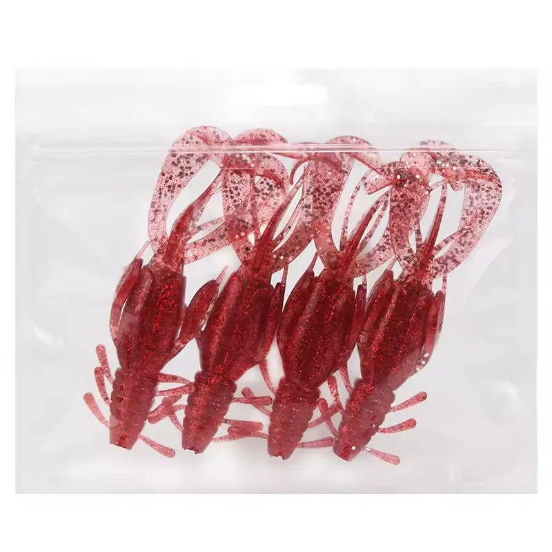 WEIHE-señuelo suave para pesca, cebo Artificial de 4 piezas, 10cm, 10g - imagen 4