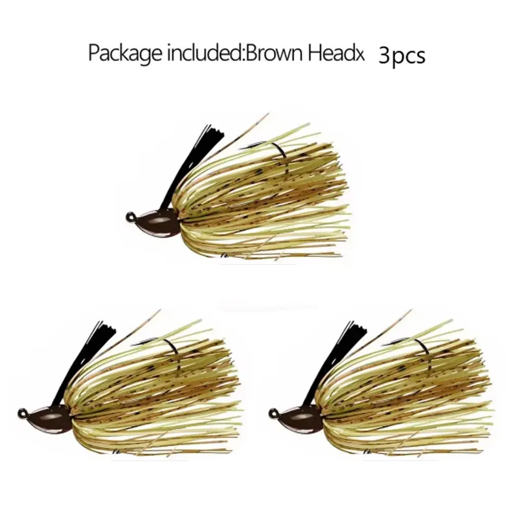 3pcs brown head