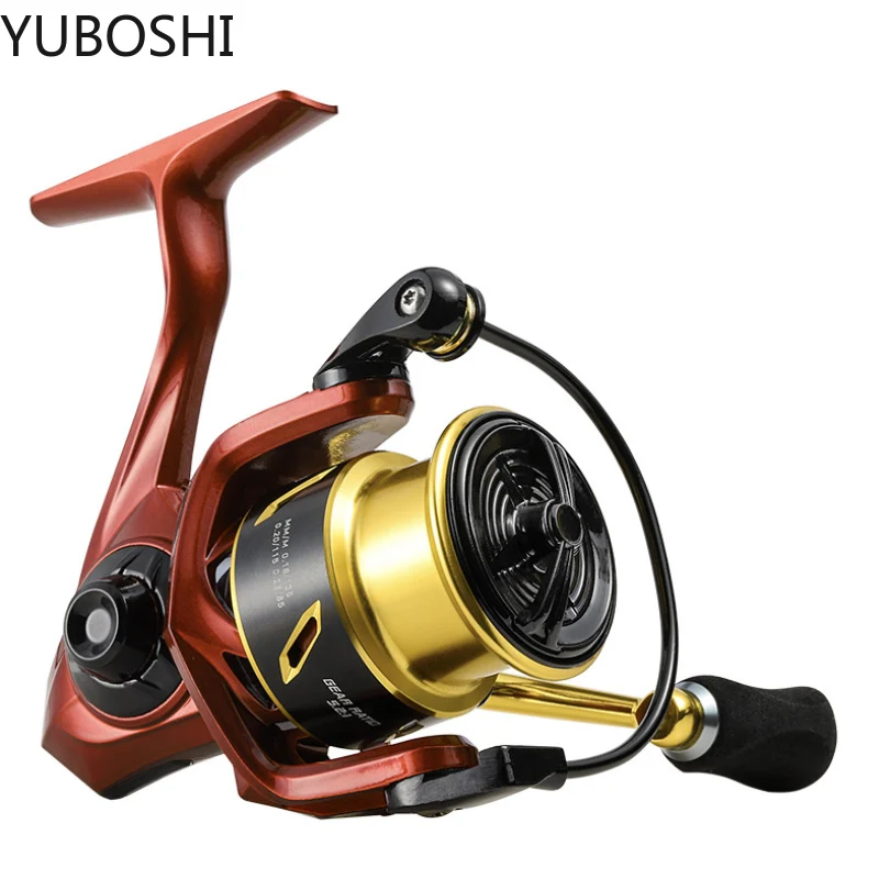 Shg-series-carrete de pesca giratorio de alta velocidad para carpa, rueda de pesca de agua dulce, arrastre máximo de 10kg, duradero, 2500: 1, nuevo, 6,2 - imagen 3