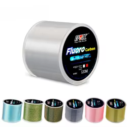 Línea de pesca con revestimiento de fluorocarbono, 120M, 0,20mm-0,60mm, 7,15 LB-45lb, línea líder de fibra de carbono, línea de hundimiento de alambre de señuelo de pesca, Japón