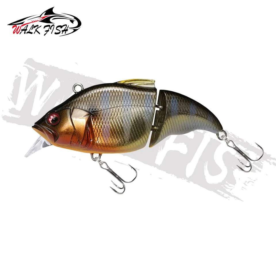 WALK FISH-Señuelos de Pesca, 1 piezas, Wobbler realista, 71mm, 9,7g, multiarticulados, Crankbait, Minnow, cebo duro, Carnada - imagen 4