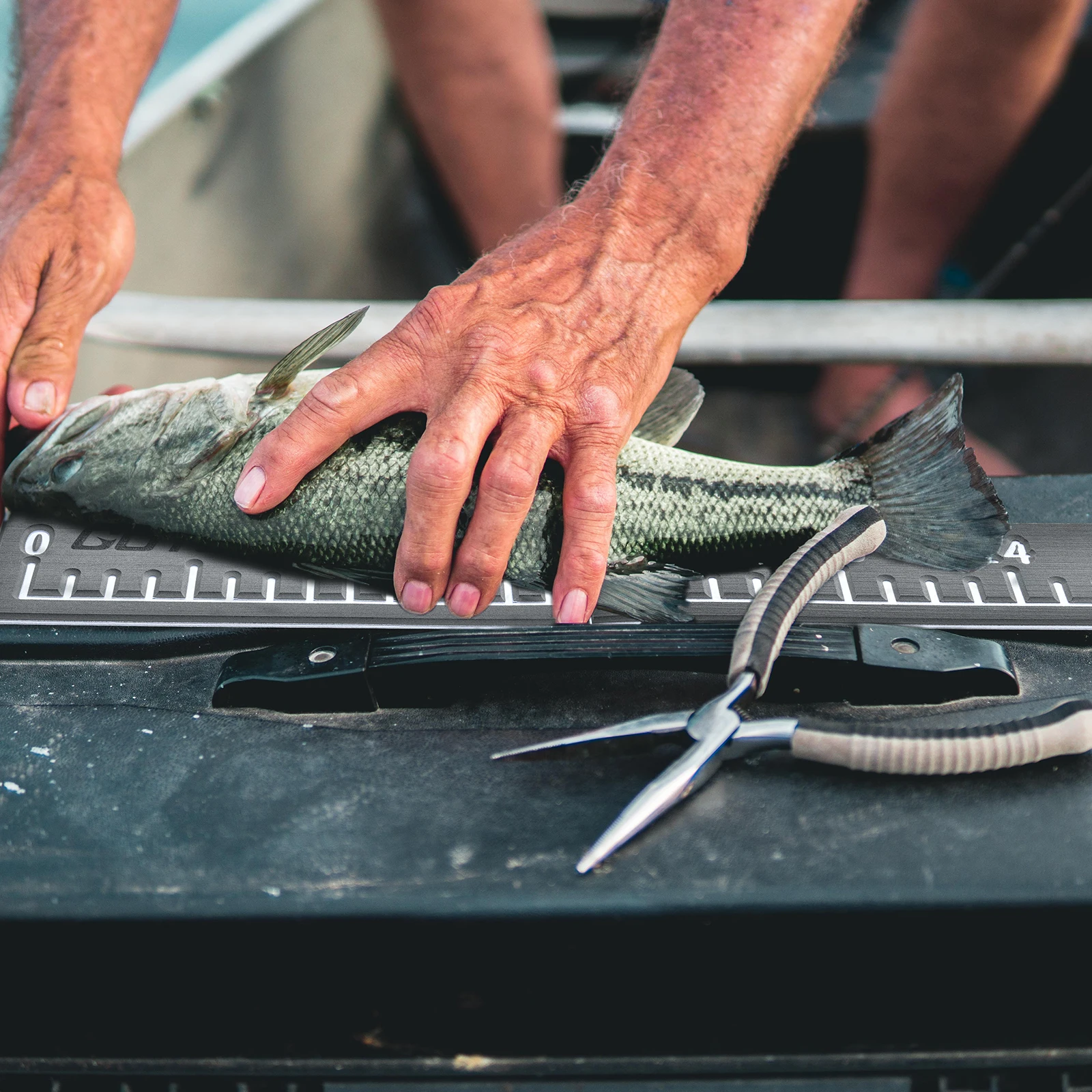 Goture-Regla de pesca de espuma para barco y Kit de soporte para teléfono móvil, accesorio de tablero para barco de pesca 2 en 1, herramienta de pesca con respaldo adhesivo - imagen 5