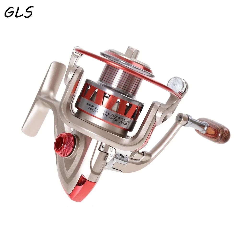 Carrete de pesca giratorio de Metal serie 1000-7000 13BB 5,5: 1/4, 7:1, aparejos de pesca, rueda de pesca de mano izquierda/derecha - imagen 2