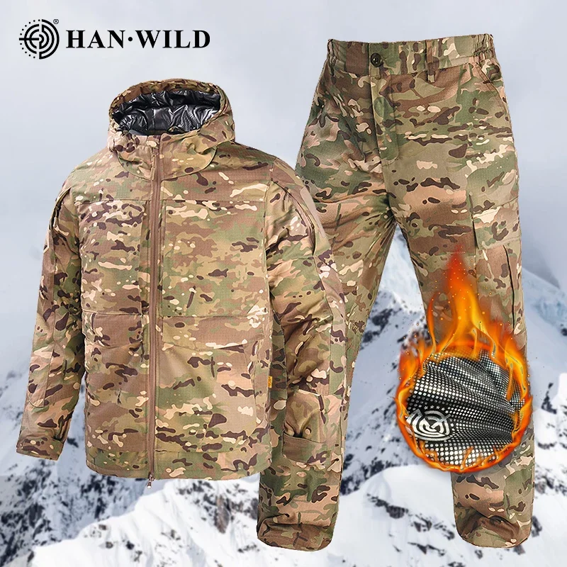 Traje Ghillie camuflaje impermeable – Chaqueta pantalón táctico caza