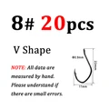 20pcs size 8