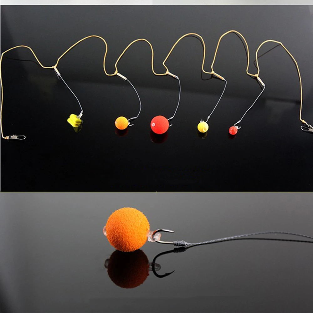 Flotadores de espuma para pesca de carpa, bolas, bolitas, bolitas, olor dulce, parte inferior flotante, aparejo para el pelo, cebo emergente, equipo de aparejos de pesca - imagen 4