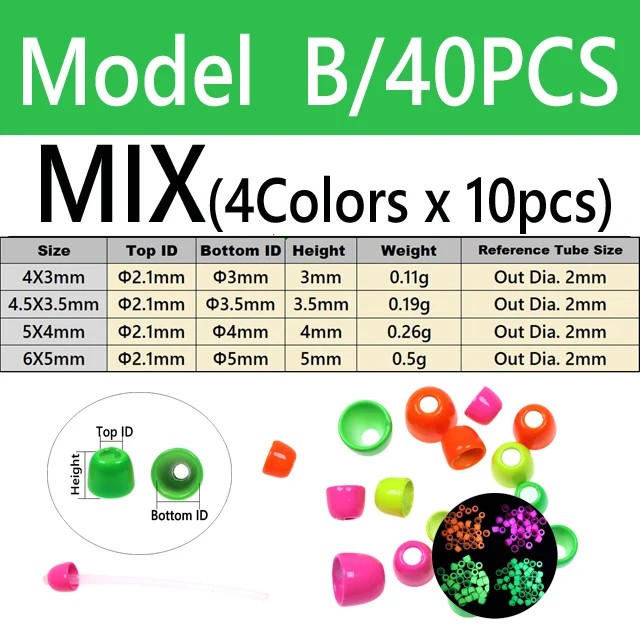B 40PCS MIX