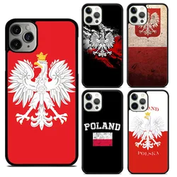 Fundas para teléfono móvil con bandera polaca de Polonia para iPhone 17 Air 16 15 14 12 13 PLUS 11 PRO MAX Coque Fundas