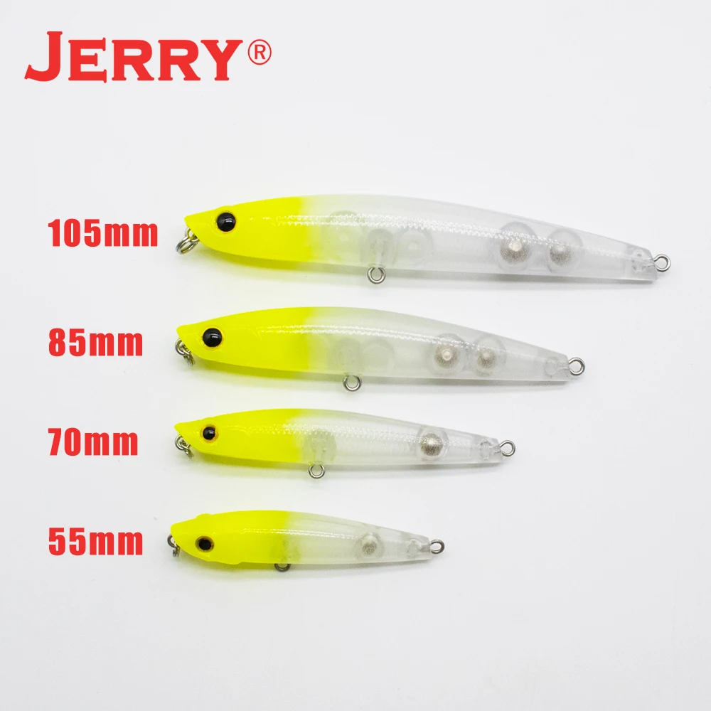 Jerry Blade caliente 55 70 85 105mm Topwater lápiz señuelo flotante Pesca calidad profesional cebo duro caminar el perro cebo Artificial - imagen 3
