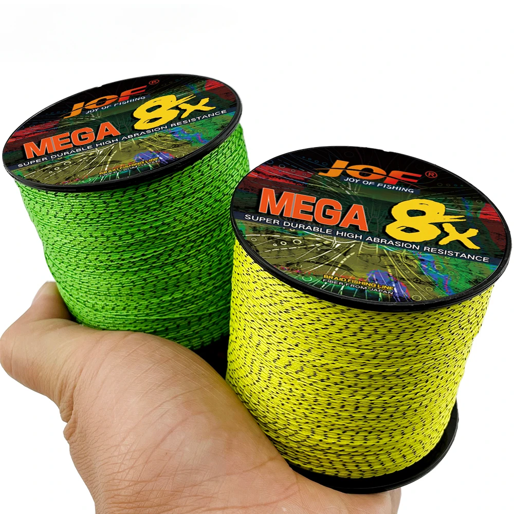 JOF-Hilo de pescar trenzado fuerte, 8 hebras, 18-78LB, 0,14-0,5mm, punto Invisible, alambre camuflado, manchado, PE, Multifilame Extreme Cord - imagen 4