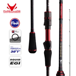 Purelure Novia señuelo para calamar Surf de cola grande y madera