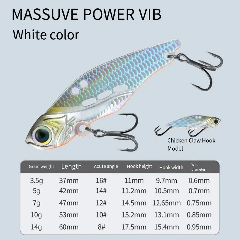 Señuelo VIB Vibrante para lubina – Cuchara de hundimiento - imagen 2