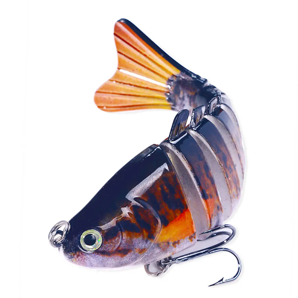 3 uds 10cm-15g Swimbait articulado Wobblers hundimiento Señuelos de Pesca cebo Artificial duro Lucio señuelo de pesca de lubina aparejos de pesca Crankbait - imagen 4