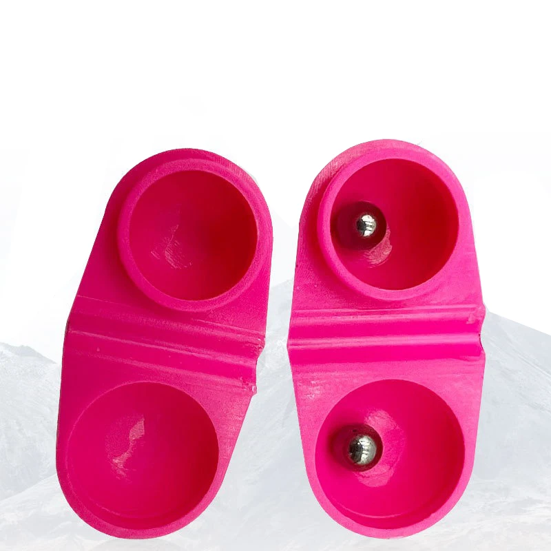 Atrapasueños portátil de pesca en el mar, cuentas de campana de plástico coloridas, doble sonajero, alarma de mordedura de pescado para atraer accesorios, 10 piezas - imagen 3