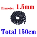 1.5mm black bead