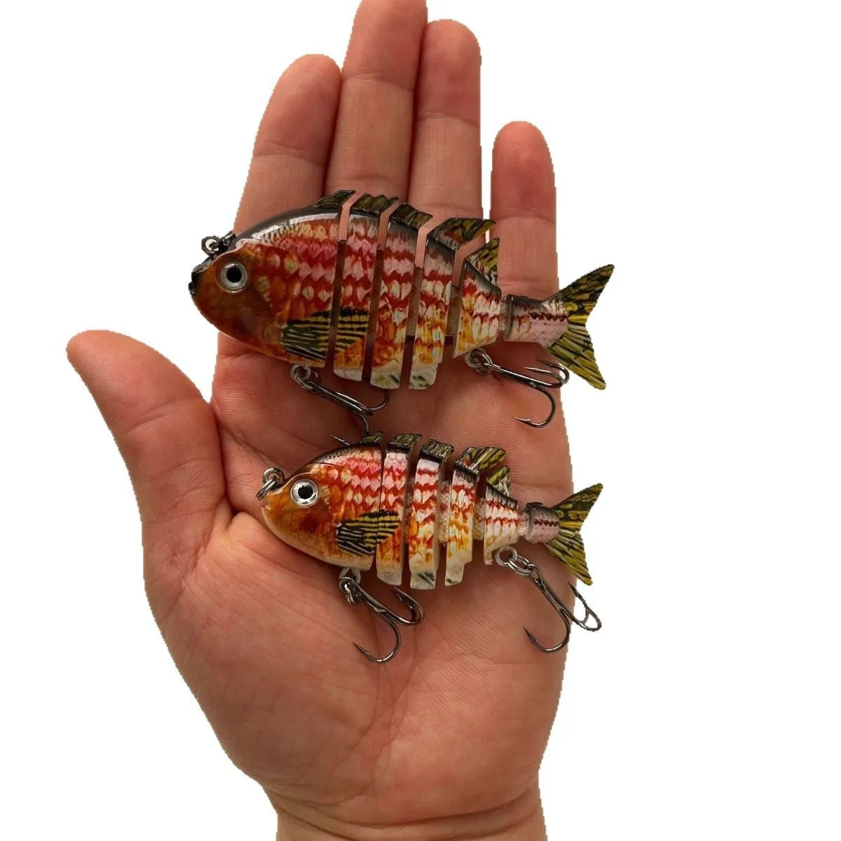 Swimbait multiarticulado 11-15g – Wobbler crankbait artificial - imagen 4