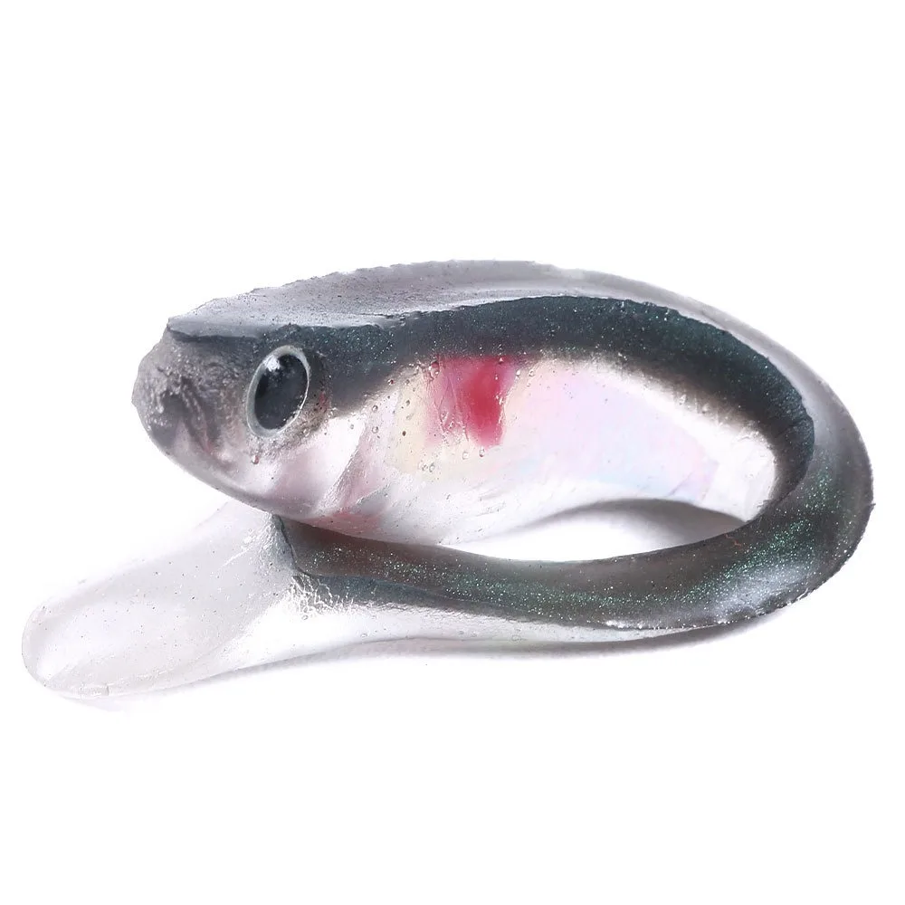 5 uds Softbait 8,8 cm/5g pesca de agua dulce salada señuelos blandos gusanos de pececillo de silicona Wobblers cebo Artificial aparejos de lubina plantillas - imagen 3