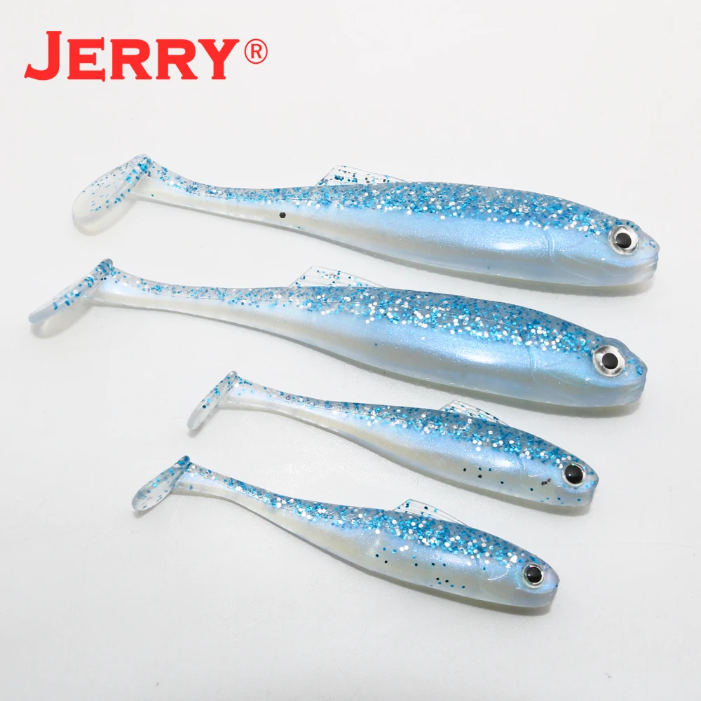 Jerry cebo suave 12 Uds 100mm 70mm 3DEye Hoduller Shad para Zander Pike señuelo de pesca Souple efectivo cebo Artificial de Lucio de plástico - imagen 3