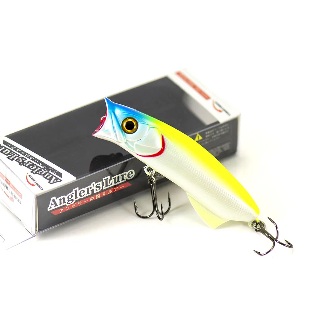 Señuelo Countbass Topwater 80 mm 3-5/32" 12 g 27/64 oz. Pesca flotante Hardbait Popper Superficie Leurres Plug Wobblers - imagen 5