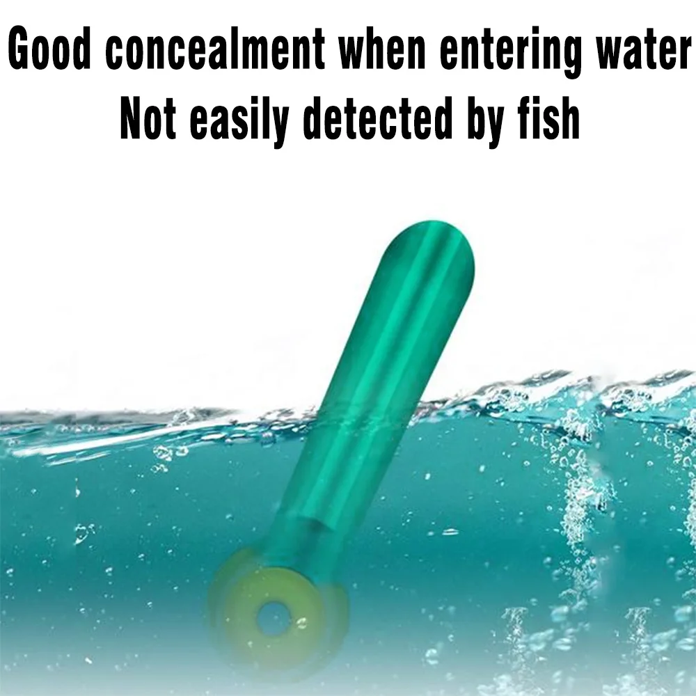 MNFT 120 Uds flotador de pesca de silicona fuerte bloque de asiento rotación deriva flotadores de pesca de doble núcleo adaptador antibobinado carpa Spinner - imagen 5