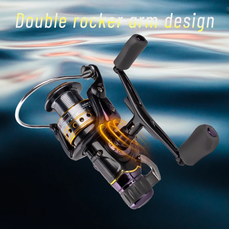 Carrete de Pesca DEUKIO de alta calidad, carrete giratorio de doble arrastre de 20kg, carrete de Pesca de mar para Pesca de carpa, carrete de repuesto gratis - imagen 3