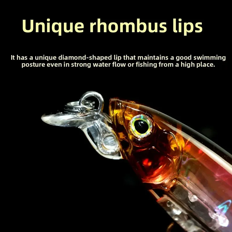 MUKUN Minnow 7cm Flotante 7g – Swimbait artificial tiro largo - imagen 5