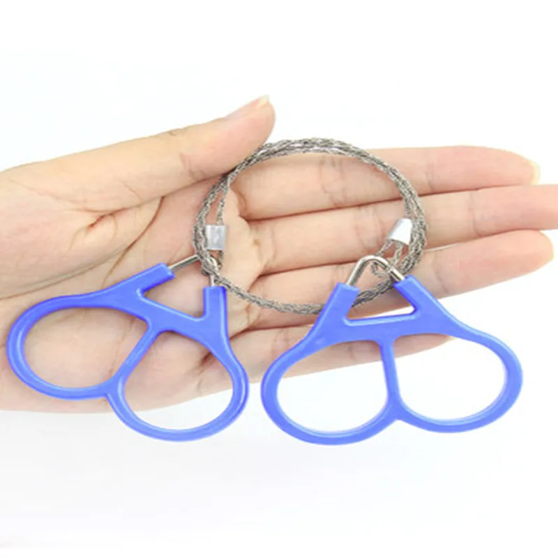 Minisierra portátil de alambre de acero inoxidable para exteriores, herramienta de supervivencia para acampar - imagen 4