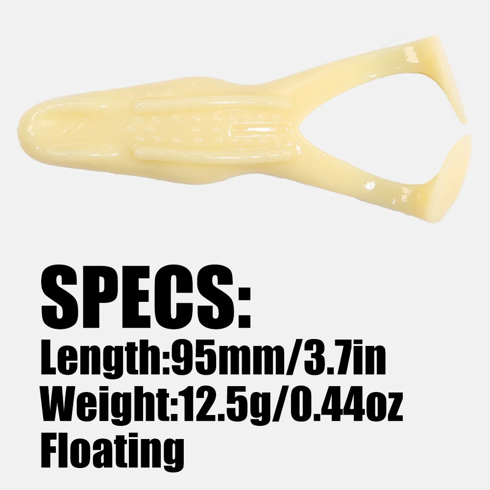 PEAK-señuelo flotante de rana Topwater, señuelo de pesca de trueno de silicona, cebo suave de doble hélice, Wobbler Artificial para pesca - imagen 2