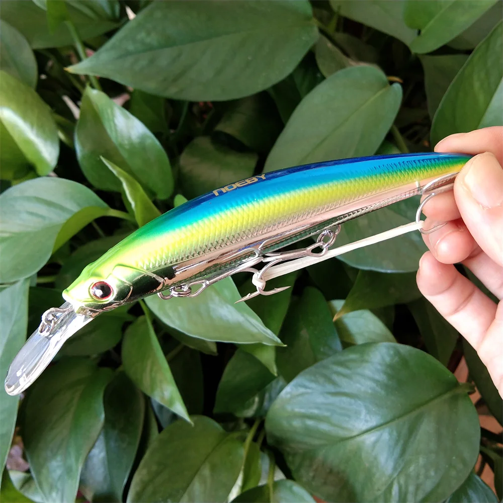 Noeby Minnow Wobbler 11cm 36g sinking lubina y trucha - imagen 3