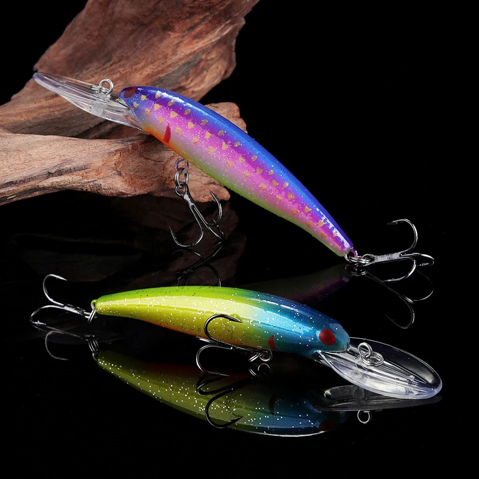 WALK FISH-señuelo de pesca flotante, pececillo delgado, cebo duro Artificial, Wobblers, carpa Topwater, lubina, Swimbait, Jerkbait, 110mm, 12,5g - imagen 2