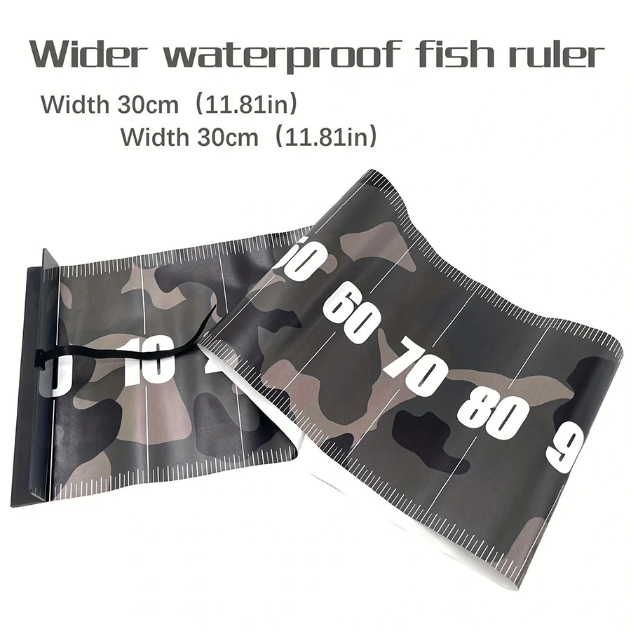 Cinta métrica impermeable plegable de PVC para pesca - imagen 3