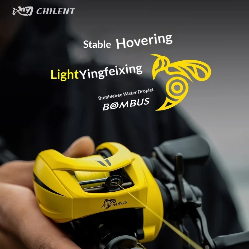 Chilent 7.6:1 Carrete de Pesca Potente con Rodamientos Suaves - imagen 3