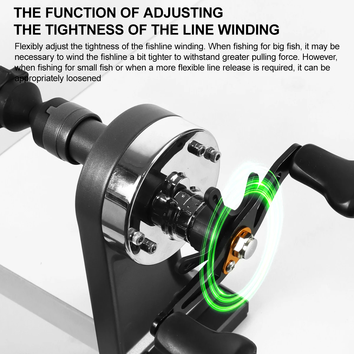 ZYZ-enrollador de línea de pesca, carrete doble, herramienta de bobinado de línea, aleación de magnesio de alta resistencia, enrollador de línea mejorado - imagen 5