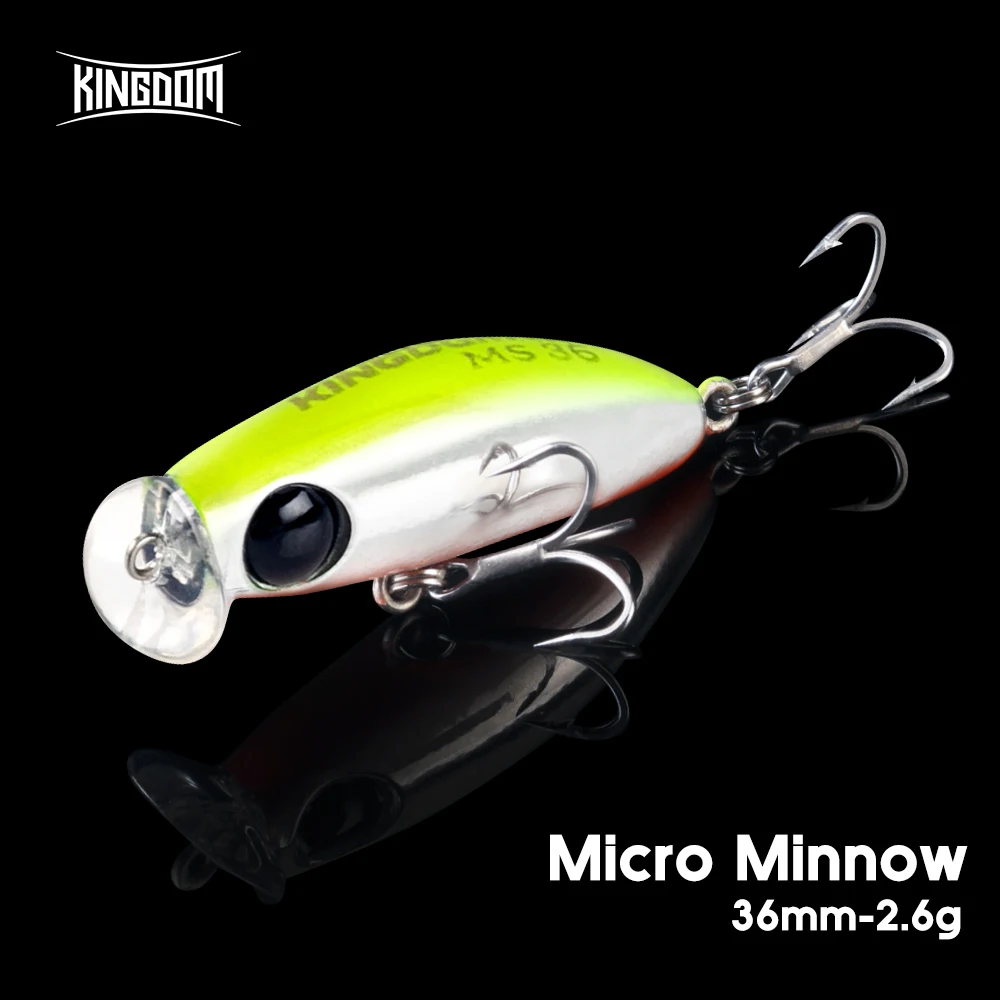 Kingdom Micro Minnow – Señuelo hundido para trucha y lucio