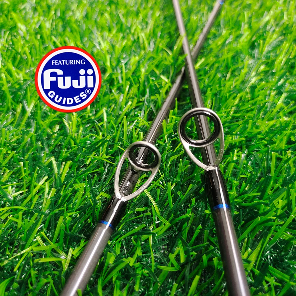 ROLLFISH-caña de Jigging rápida para agua salada, fibra de carbono, guías Fuji y asiento de carrete, caña de pescar + hilo de pescar de 100M - imagen 4