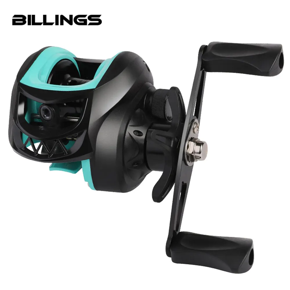 BILLINGS-carrete de pesca Baitcasting serie LC, relación de engranaje 7,2: 1, carrete de pesca de arrastre máximo de 13,2 lb, adecuado para fresh wa - imagen 3